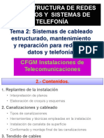 Tema 2 Sistemas de Cableado Estructurado, Mantenimiento y Reparación para Redes de Datos y TELEFONIA