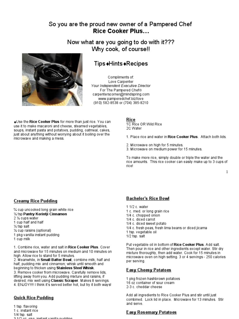 Pampered Chef Rice Cooker Recipes Pasta Food Pasta Recipes