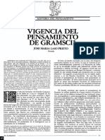 Laso Prieto, J. M. - Vigencia Del Pensamiento de Gramsci (1979) PDF