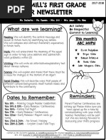 november 2017-20178 1st grade newsletter  1 