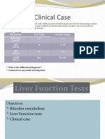Clinical Case: Parameter Test Value Normal Range Bilirubin AST (IU/L) ALT (IU/L) Alkp (IU/L)