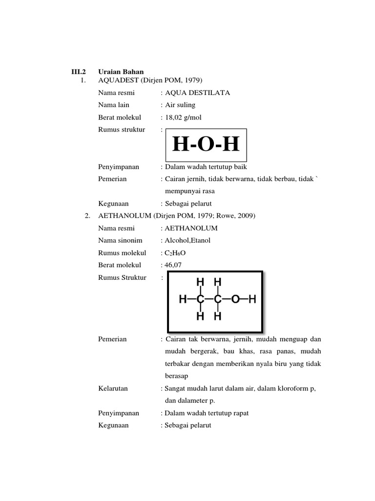 Uraian Bahan | PDF