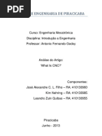 Introdução a engenharia mecatrônica