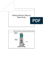 Rolling Element Bearing Case Study: Machine Drawings & Measuring Points Location