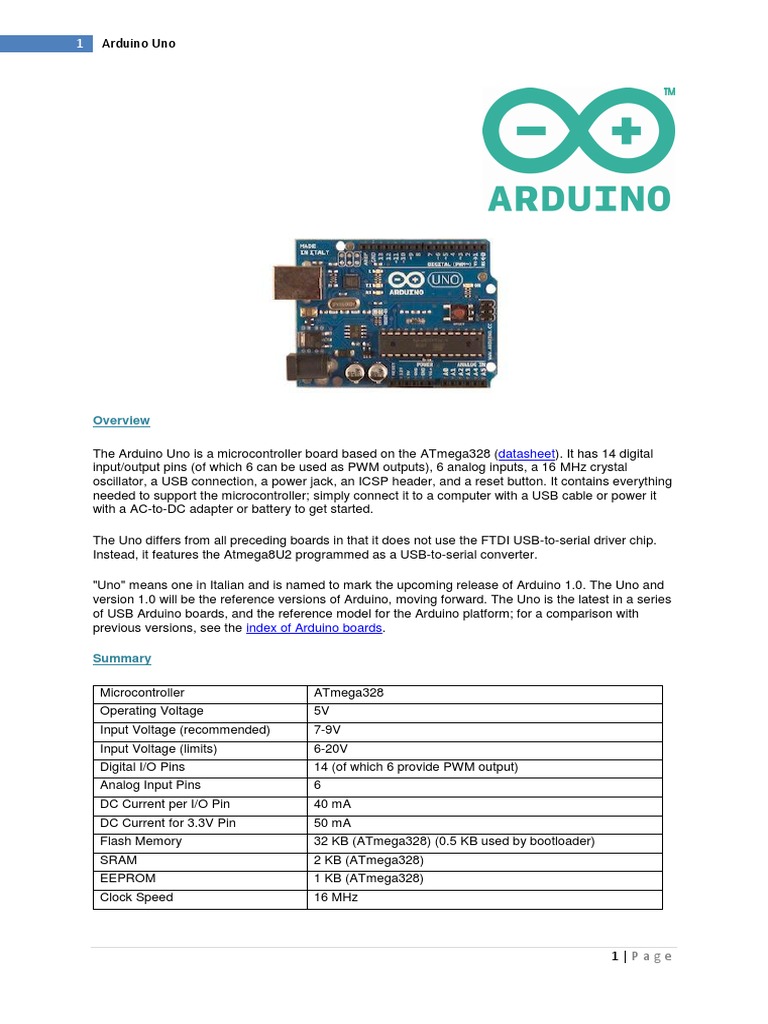 Arduino PDF | PDF