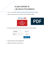 Instrucciones Para Certificación Scrum