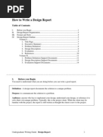 Download How to Write a Design Report by Magdum Umesh SN36333619 doc pdf