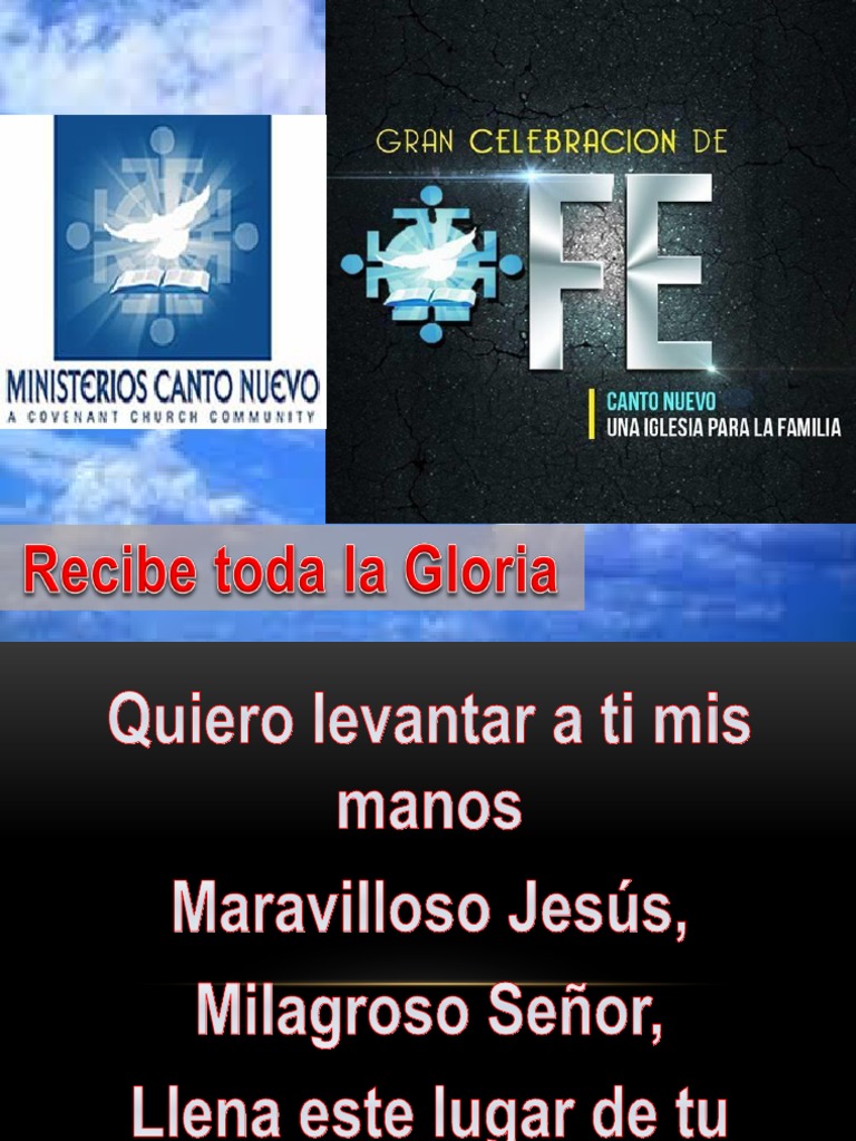 005 Recibe Toda La Gloria