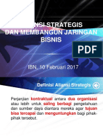 Aliansi Strategis dan Jaringan Bisnis