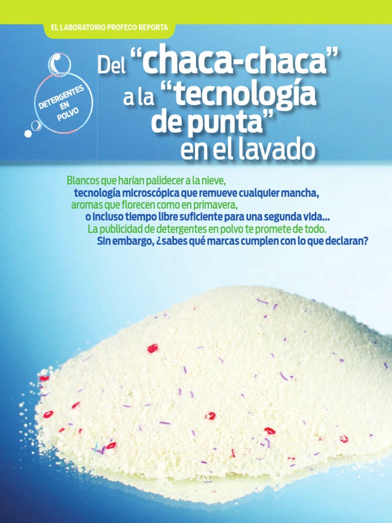 RC430 Estudio Detergentes en Polvo | PDF | Detergente | Agua