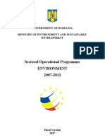 Sectoral Operational Programme Environment 2007-2013
