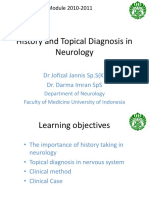 29. Anamnesis Dan Diagnosis Topis (Dr. Hendro Sp.s)