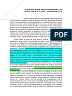 Análisis Crítico de La Situación Regional... en El Area de La Defensa Integral