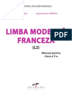 Limba Modernă Franceză: Manual Pentru Clasa A V-A