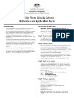 SPSS Guidelines and Application Form