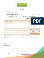 01 Simple Invoice Powerpoint Template