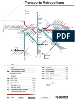 Mapa Metro São Paulo