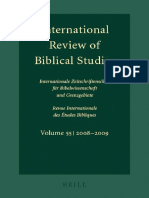 Lang, Ed. - International Review of Biblical Studies