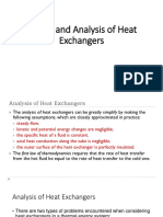 Design and Analysis of Heat Exchangers