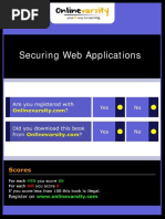 Securing Web Applications D