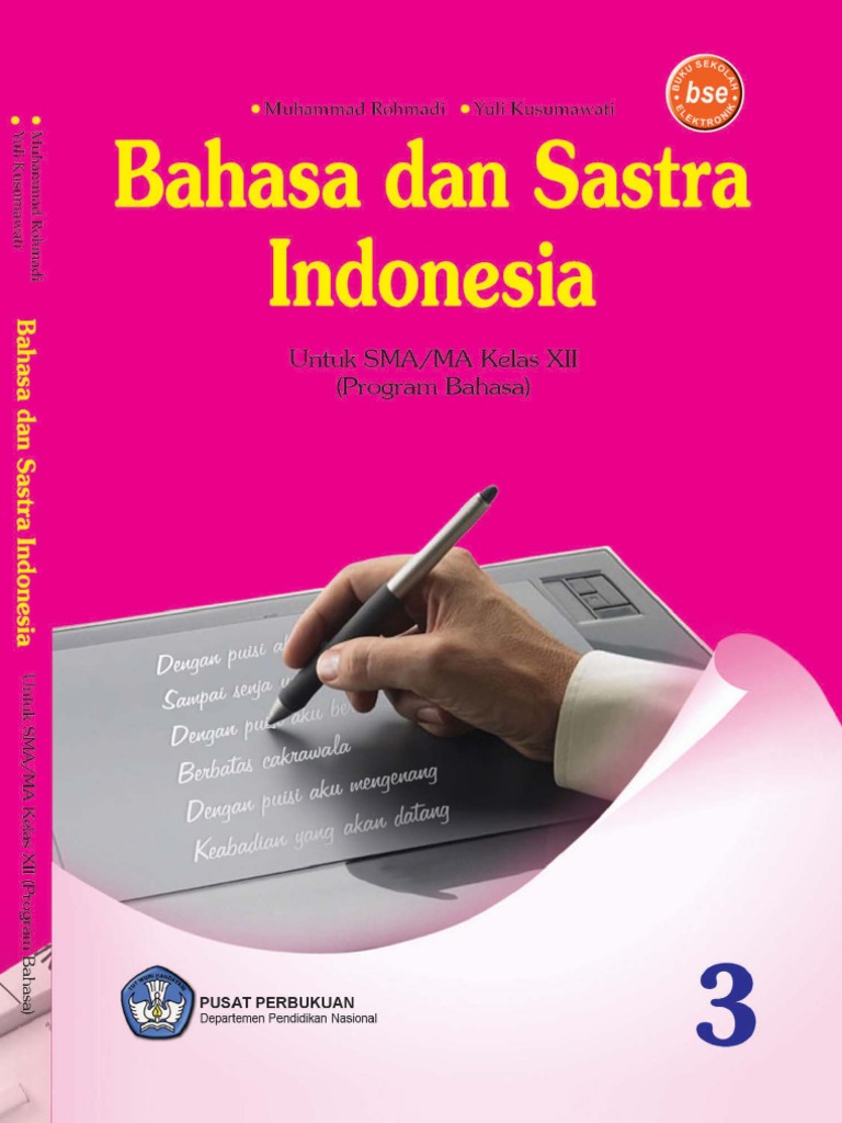 Buku Pelajaran SMA Kelas 12 - Bahasa Indonesia Program Bahasa Jilid 3
