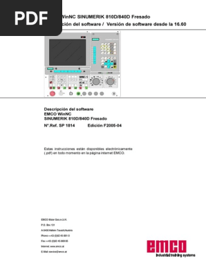 Sinumerik 840D Mill PDF | PDF | Perforar | Sistema coordinado
