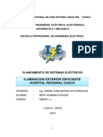 Informe Tecnico Hospital Regional Cusco