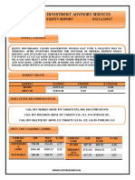 03 Nov Daily Equity Reports by Elite Investment Advisory Services 