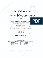 04 Genealogia Paulistana Tomo IV - Luiz Gonzaga Da Silva Leme (1904)