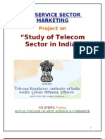 Study of Telecom Sector in India