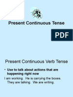 Present Continuous Tense New