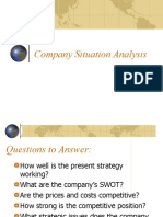 Company Situation Analysis