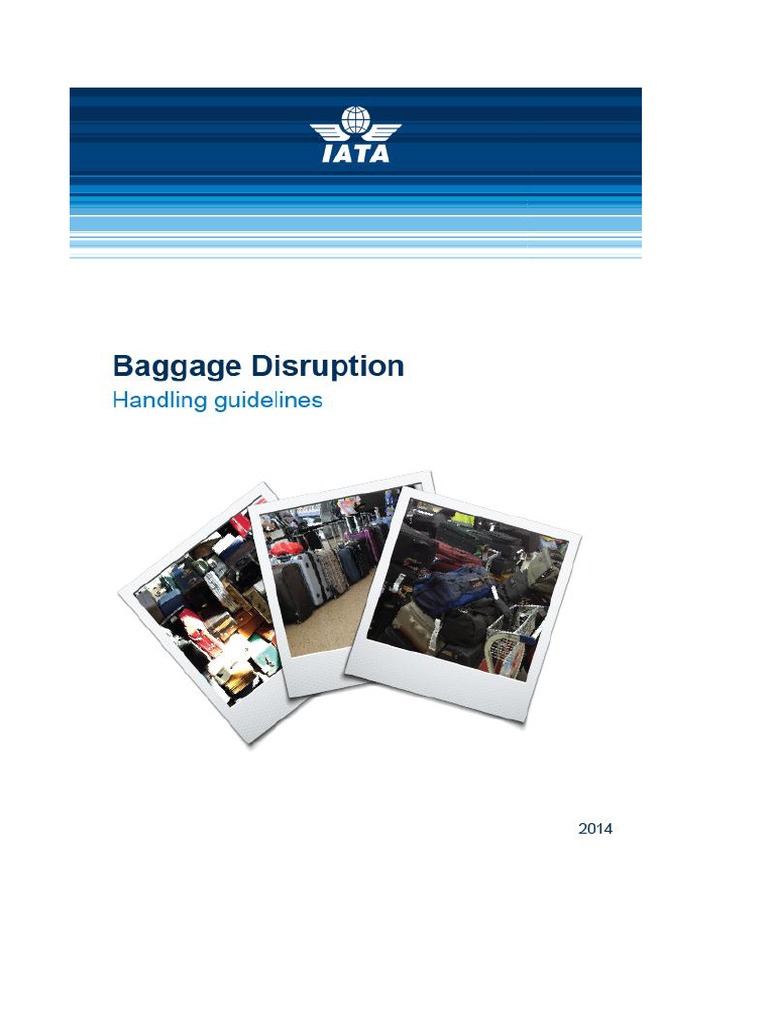Baggage Disruption - Handling Guidelines | PDF | Airport | Baggage