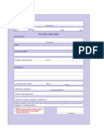 Putni Nalog PDF