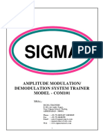 Sigma: Amplitude Modulation/ Demodulation System Trainer Model - Com101