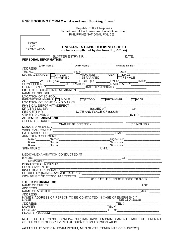 pnp-booking-form-2-arrest-and-booking-form-to-be-accomplished-by