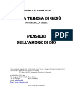 Pensieri Sull'Amore Di Dio - Santa Teresa Di Gesù