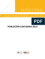 Poblacion Cantabria 2013