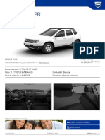 Configure my Dacia Duster