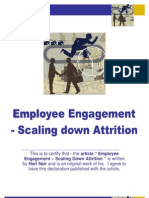 Employee Engagement – Scaling Down Attrition