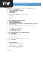 Practical 1:: Aacs2284 Operating Systems (Practical) 201710 Name: Programme & Tutorial Group