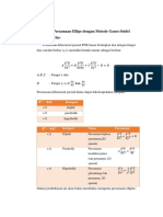 Penyelesaian Persamaan Elips Dengan Metode Gauss-Seidel