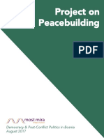 Project On Peacebuilding 2017 - Democracy & Post-Conflict Politics in Bosnia