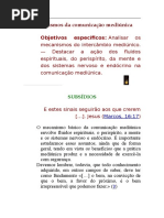 Mecanismos Da Comunicação Mediúnica