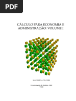 Cálculo I Para Economía y Administración Volume I