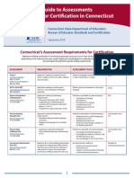 Guide To Assessments For Educator Certification in Connecticut