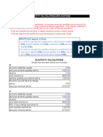 Objective:: Elasticity Calculation Applications