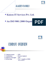 Kaizen IT Services Pvt. Ltd. An ISO 9001:2000 Organization