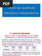 Aula 11 - Testes Quiquadrado 2015