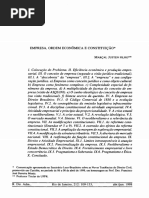 EMPRESA, ORDEM ECONÔMICA E CONSTITUIÇÃO